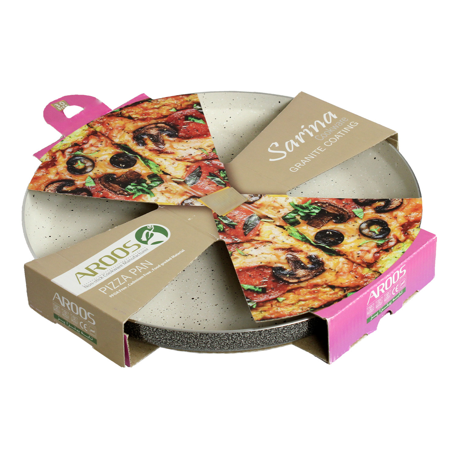 ظرف پخت پیتزا عروس مدل piza pan main 1 4