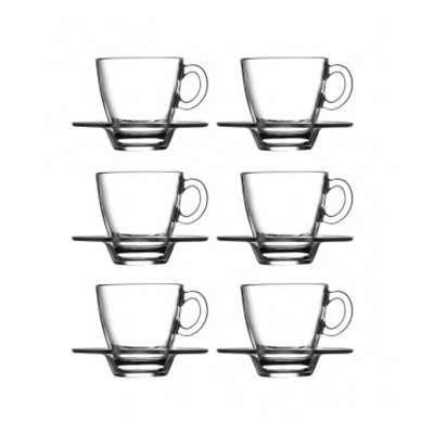 ست فنجان و نعلبکی قهوه خوری پاشاباغچه مدلAqua  -بسته 6 عددی