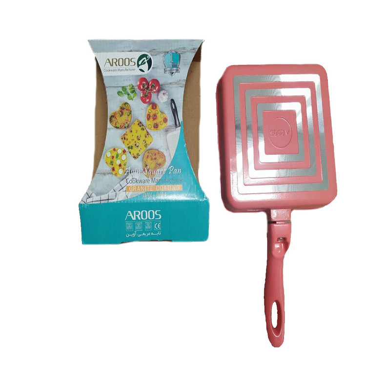 تابه عروس طرح مربع سایز 14 main 1 1