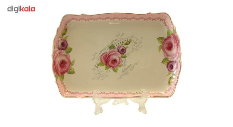 دیس پذیرایی سرامیکی گلدکیش مدل GK618374 main 1 1