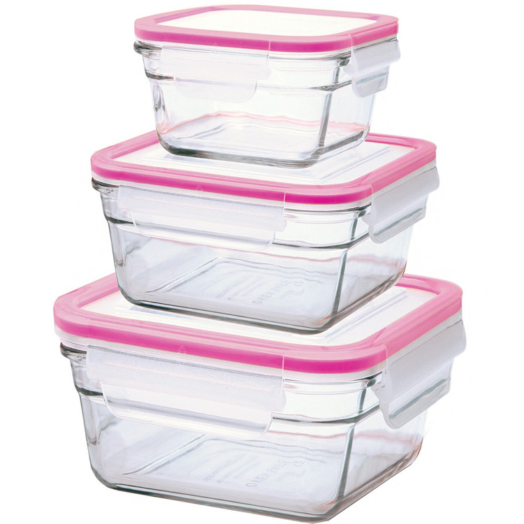 ظروف نگهدارنده گلس لاک مدل GL 530 شش پارچه