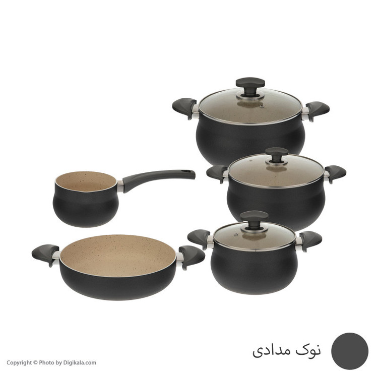 سرویس پخت و پز 8 پارچه عروس مدل مرجان