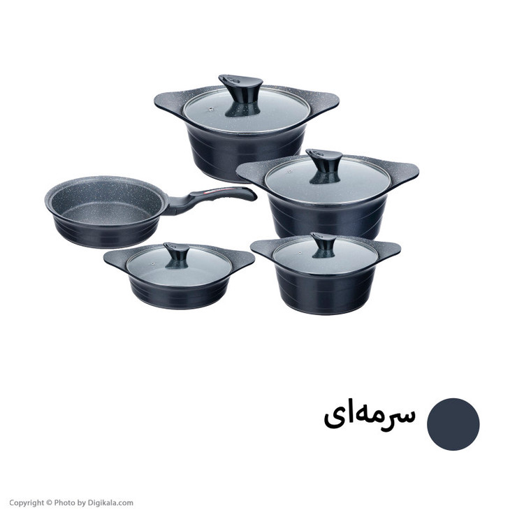 سرویس پخت و پز 9 پارچه عروس مدل دیاکو